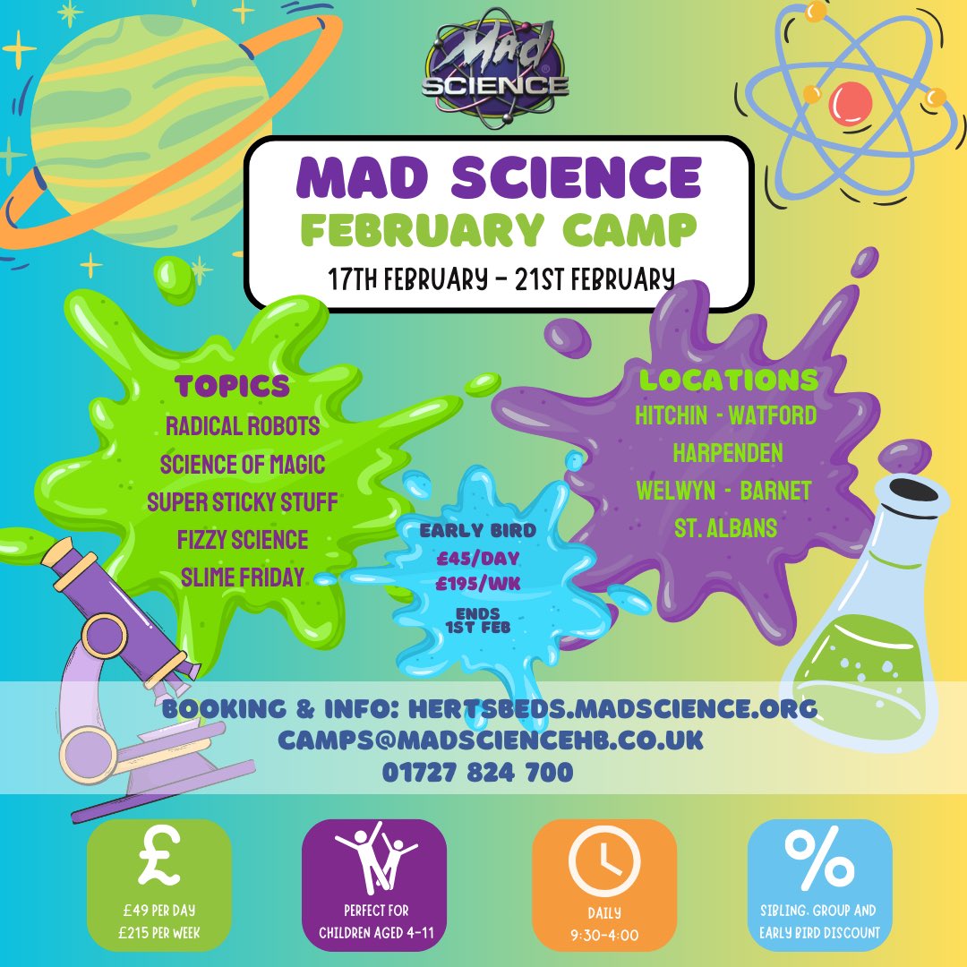 Mad Science of Herts & Beds tweet media