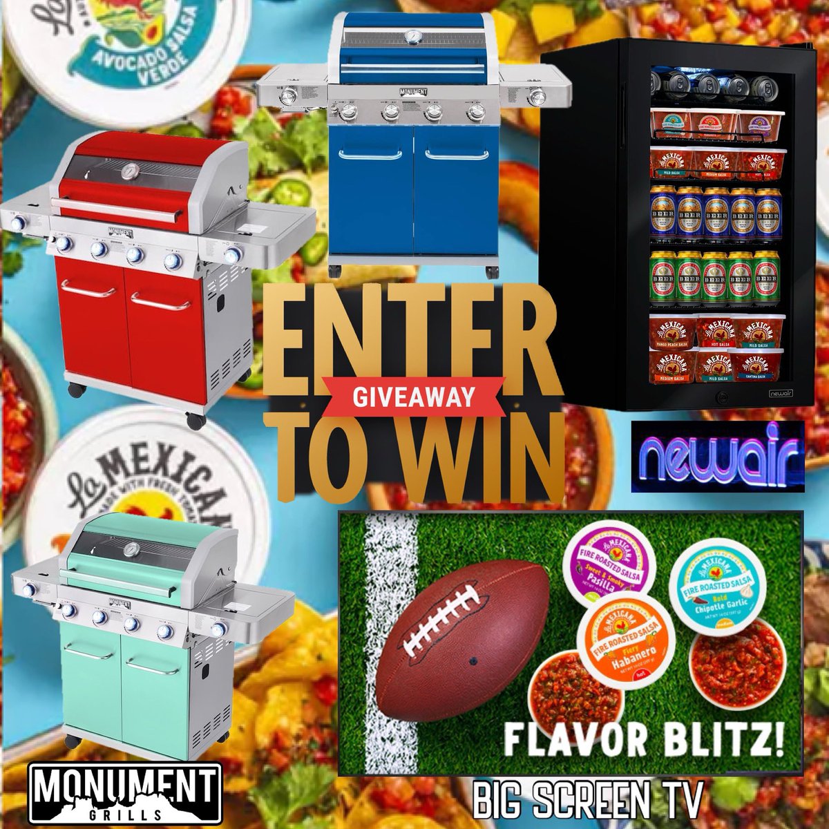 TailgatingChall's tweet photo. Epic Homegating giveaway!
See anything you like?
Enter to win here:
https://t.co/J2G9X3oGzF
#homegating #GiveawayAlert https://t.co/p5NiO3bPhI