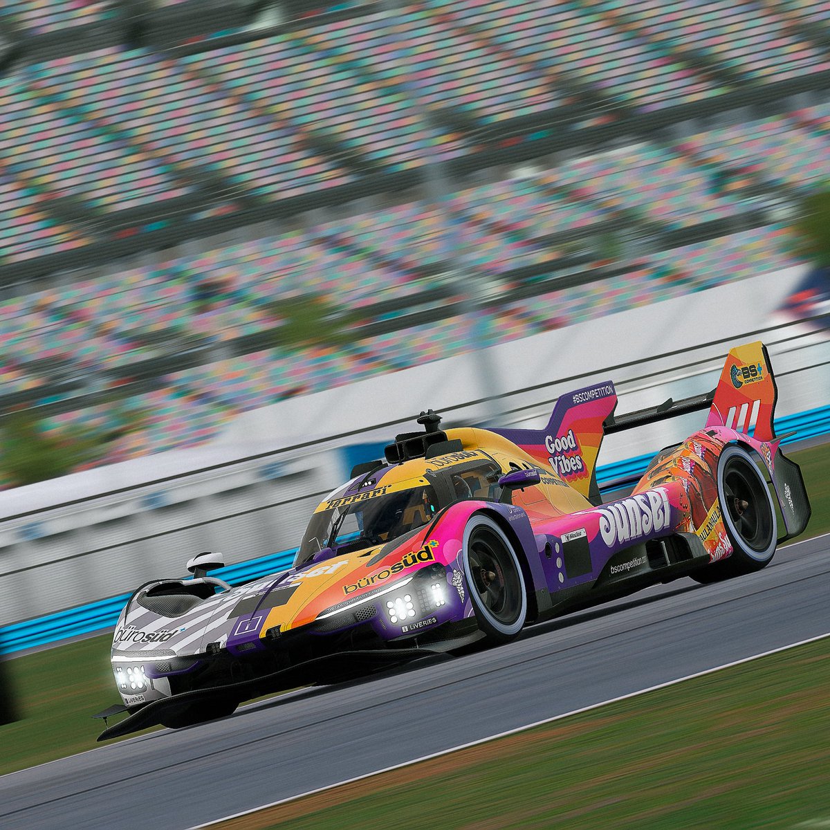 Our 🦓 line-ups for the Daytona weekend:

𝙂𝙏𝙋
#89 ➡️ Daniel Alves Lourenco, Phil Denes, Dominik Hofmann
#90 ➡️ Pedro Sanchez, Owen Caryl, Thomas Labouteley

𝙂𝙏𝘿
#7 ➡️ Bruno Spengler, Alex Voß, Lucas Hermann, Norbi Kiss
#10 ➡️ Felix Quirmbach, Ryan Barneveld, Oskari Rinne