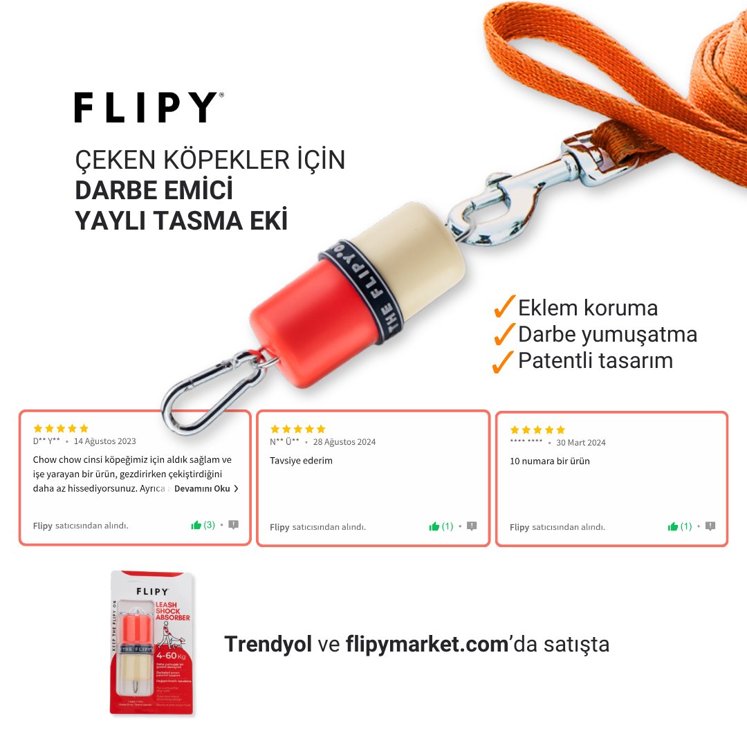 FlipyMarketCom's tweet photo. Yürürken çeken köpeğinizin tasmaya uyguladığı gücü emer, patentli tasarımıyla daha yumuşak yürüyüş deneyimi yaşatır.

Trendyol ve https://t.co/AaJv1NDD9u'da satışta.

Detaylı bilgi ve sipariş için: https://t.co/X7i5jbG0Ki

#flipymarket #flipy #köpek #evcilhayvanlar #petshop https://t.co/A9E9zuAmK2