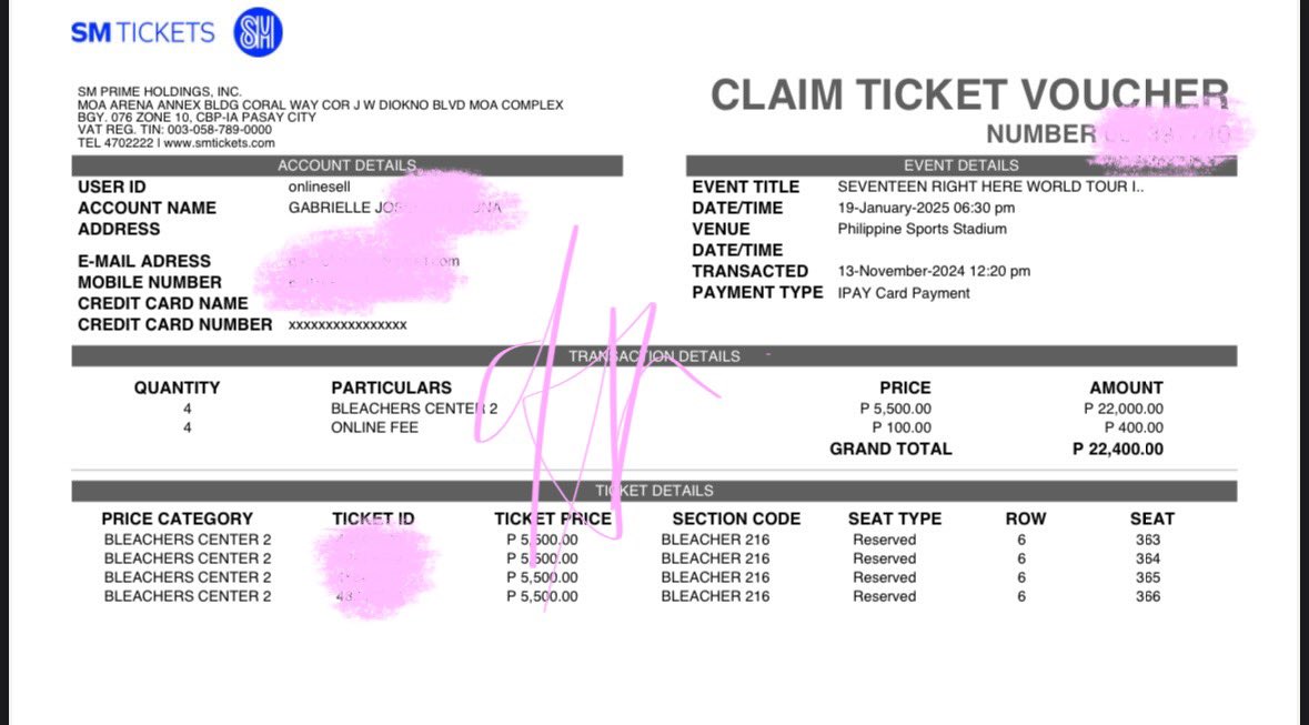 meeaandy's tweet image. wts lfb sell  svt ph bulacan

- bleacher 2 day 1 &amp;amp; 2
-selling with NORMAL PRICE
-unclaimed tix
-claim together
-rfs : my friend doesnt go

wts seventeen right here in bulacan ticket wtb