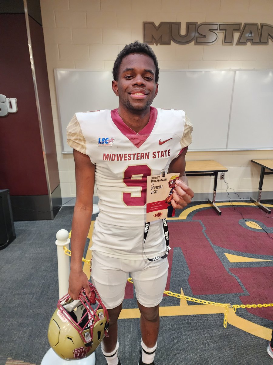 #AGTG I had my Official Visit and received an offer from  <a href="/MSUTexasFB/">Midwestern State Football</a> . Thank you to all the great coaches and support staff for making this a great visit.
