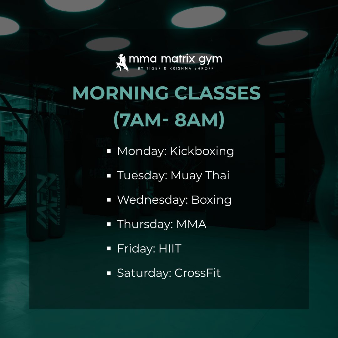 MmaMatrix's tweet image. 🔥 Crush your goals at MMA Matrix Gym!
✨ Certified coaches, flexible schedules, and a supportive community.
💥 Morning &amp;amp; evening classes—join now and become unstoppable!

#MMAMatrixGym #TrainWithTheBest