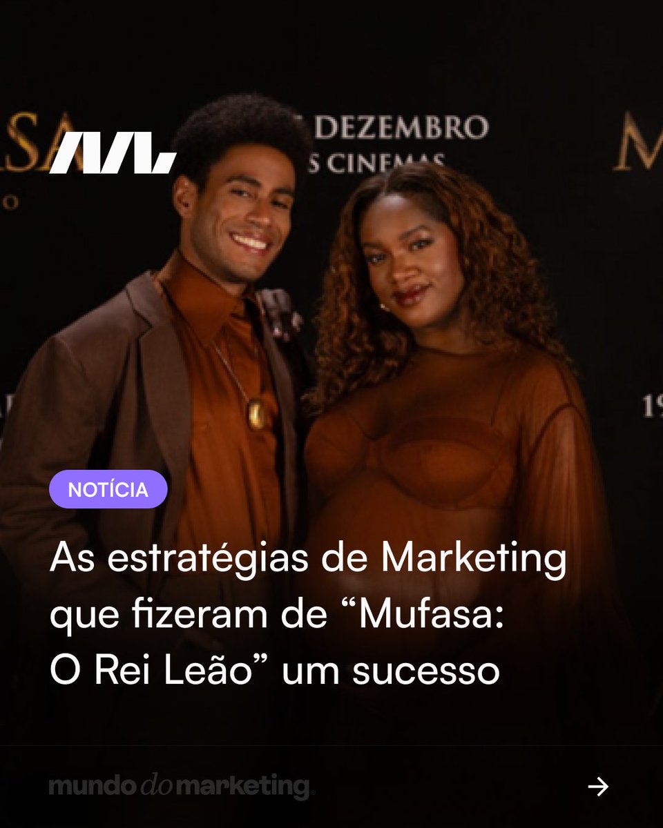 mundodmarketing's tweet photo. Empresa promoveu ações em diversas frentes, como o Brasileirão 2024 e parcerias com grifes e marcas de brinquedos
#disneybrasil #mufasaoreileão #mundodomarketing #estrategia
Saiba mais: https://t.co/QjbqIzLSM9 https://t.co/WnsX2W9qbY