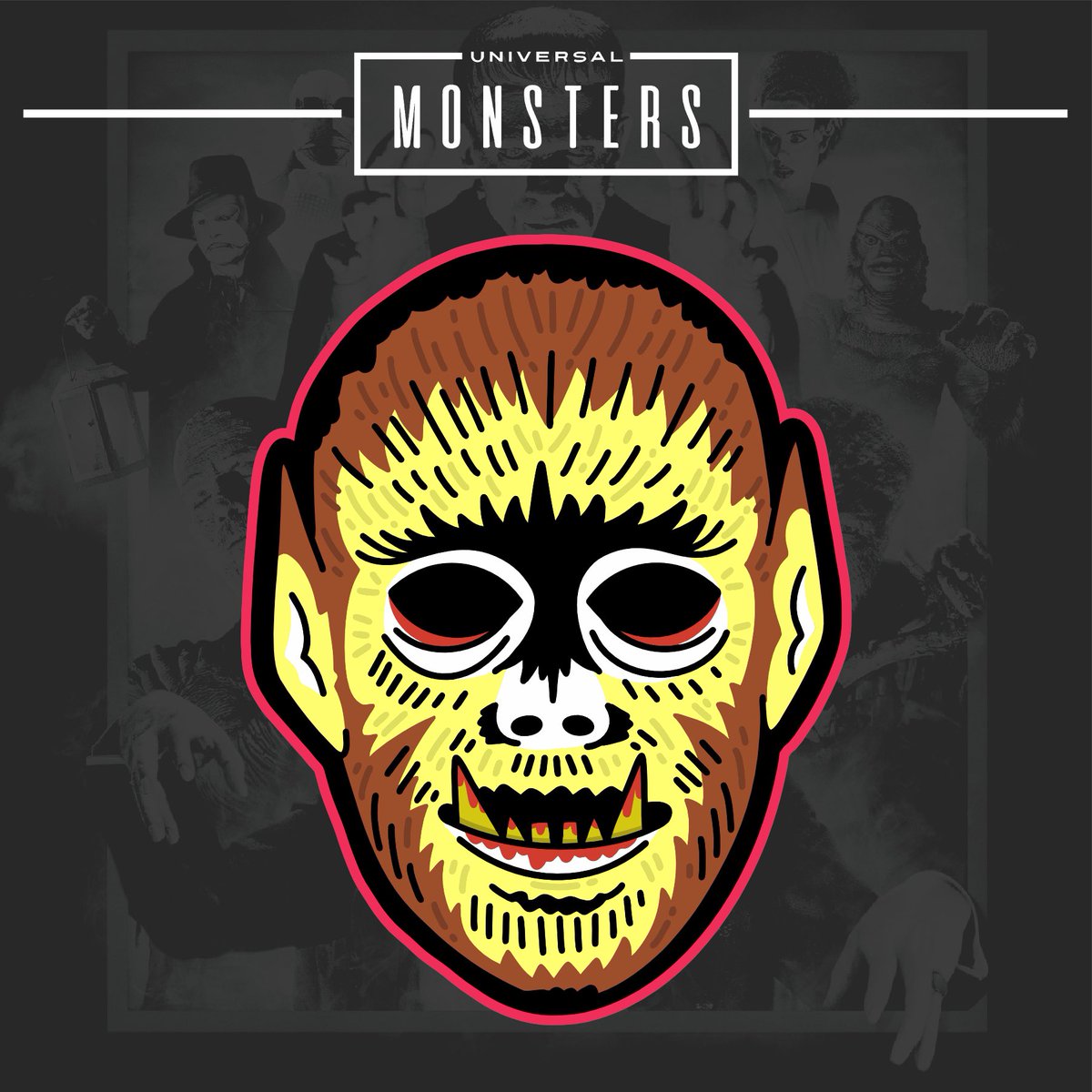 HappilyHaunted_'s tweet photo. With the release of the Wolfman I thought I’d share my Ben cooper style mask design enjooyyyy #mask #werewolf #halloween #horror #universalmonsters https://t.co/UJpEjcl1rf