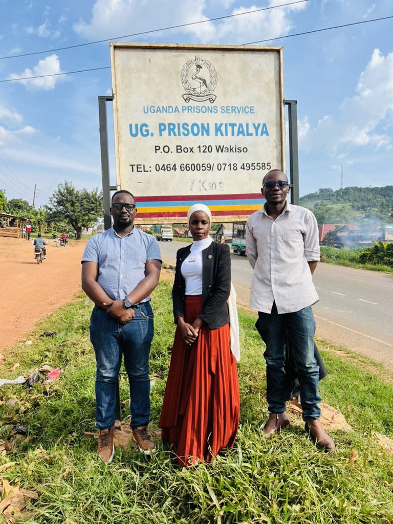 Alongside advocates Esomu and Sophie.We visited Comrade <a href="/kiizaeron/">KIIZA ERON</a>.He is strong and still passionate about justice.He’s overwhelmingly grateful for all support rendered by all colleagues. Like Liverpool’s motto,lets never let Eron walk alone in all this debacle.#Free Eron Kizza.
