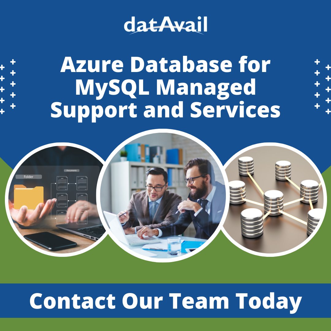 datavail's tweet image. Running #MySQL on #Azure offers impressive scalability and flexibility, but challenges may arise without proper support. Datavail specializes in managed and professional services for #AzureDatabase for MySQL, delivering smooth operations. Contact us today: bit.ly/4gWIyI9