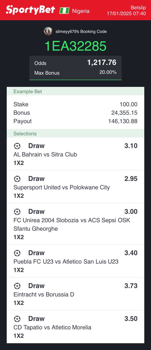 Lifeofchillz's tweet photo. 28519B2 > 12/12 FTX SPREADSHEET 🤲🏼

6A495C >6/6🍀   1EA32285 >6/6🍀

@LifesAB12 @sholalusi @Carter_senpai1 @Alpha_Mim 

Greenluck to us all 🤞🏼🤲🏼 https://t.co/92Z0XmBQzD