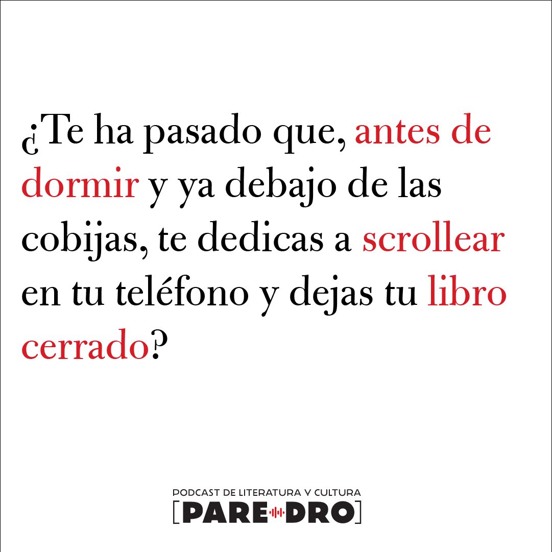 paredropodcast's tweet photo. ¿Sabías que #scrollear genera trastornos mentales como #depresión o #ansiedad? En cambio, #6minutos de #lecturadiaria mejoran tus funciones cerebrales. #dejadescrollearypasalapagina @felipemgomez8 @arturocharria @RobertoAnguloS https://t.co/RharHDSAjh