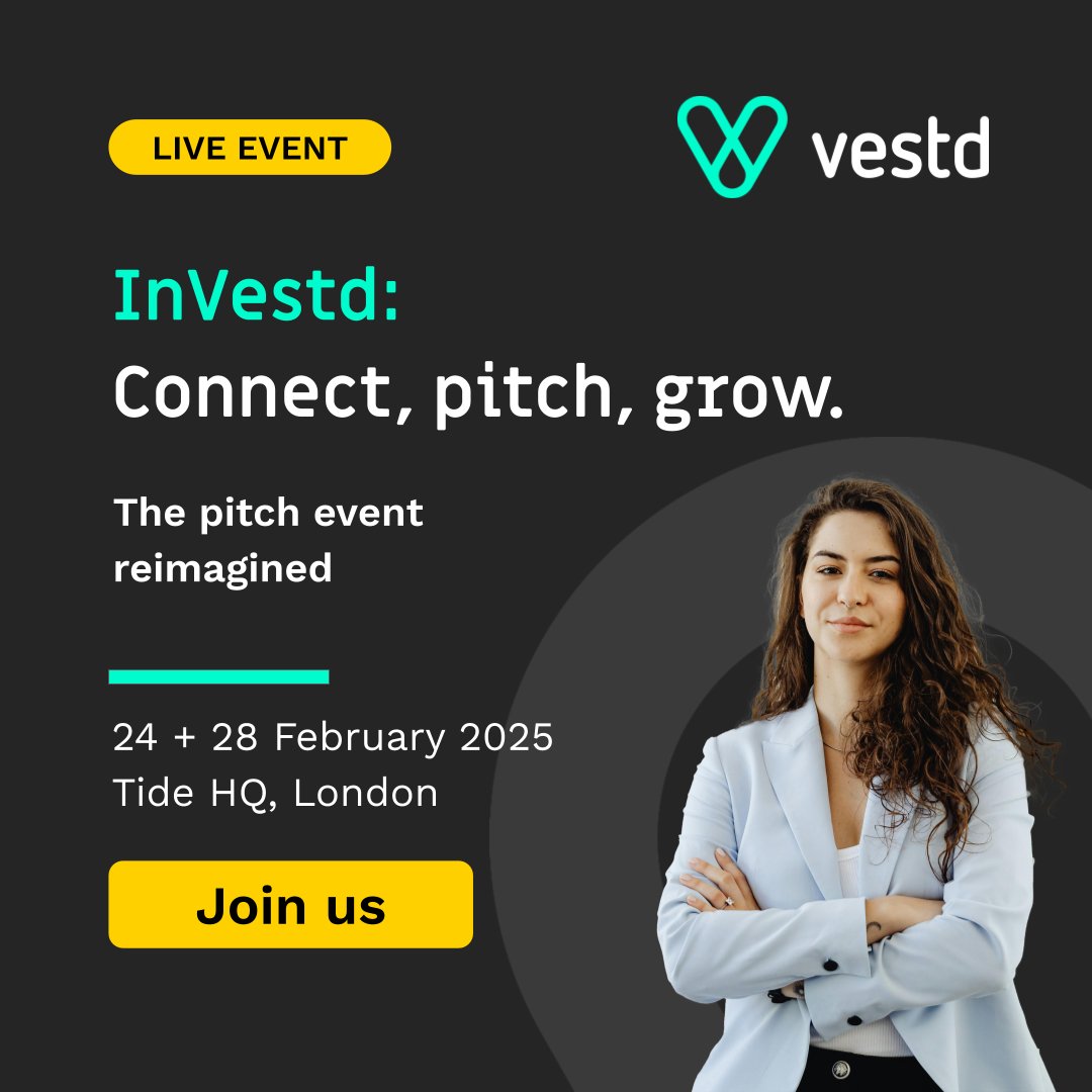 Introducing InVestd: Connect, Pitch, Grow - a pitch event with a difference.  

After listening closely to our communities, we’ve redesigned the classic pitch event to offer founders real, lasting value 👇

✅ Specialist workshop leaders &amp; expert judges
✅ Supporting