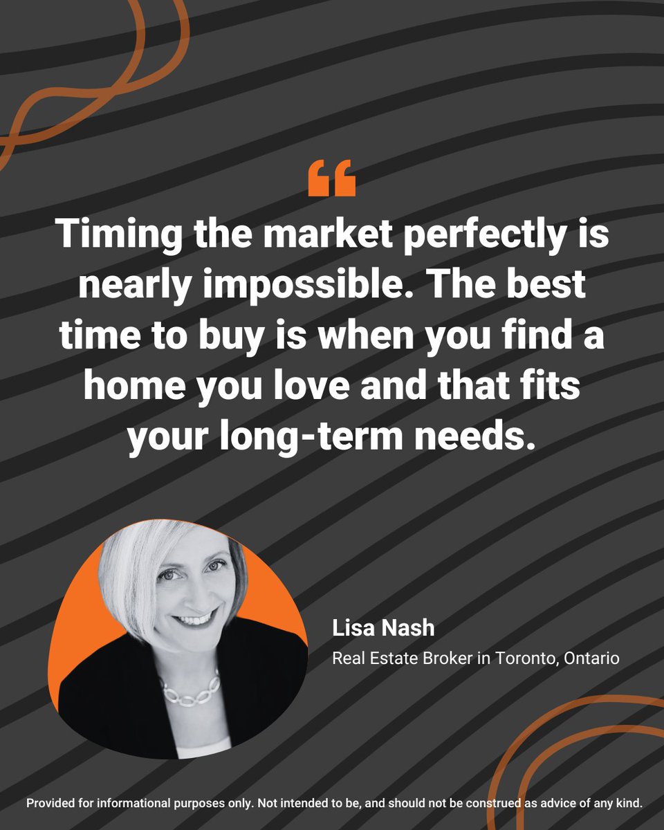 zolocanada's tweet photo. The best time to buy? When you’re ready! Once you have saved for a down payment and closing costs and know what’s on your must-have list, it’s time to start searching!

We asked our Zenith award-winning agents for their advice for 2025. Read more here 👉https://t.co/UL5daTAbvw https://t.co/gpGicDRTCR
