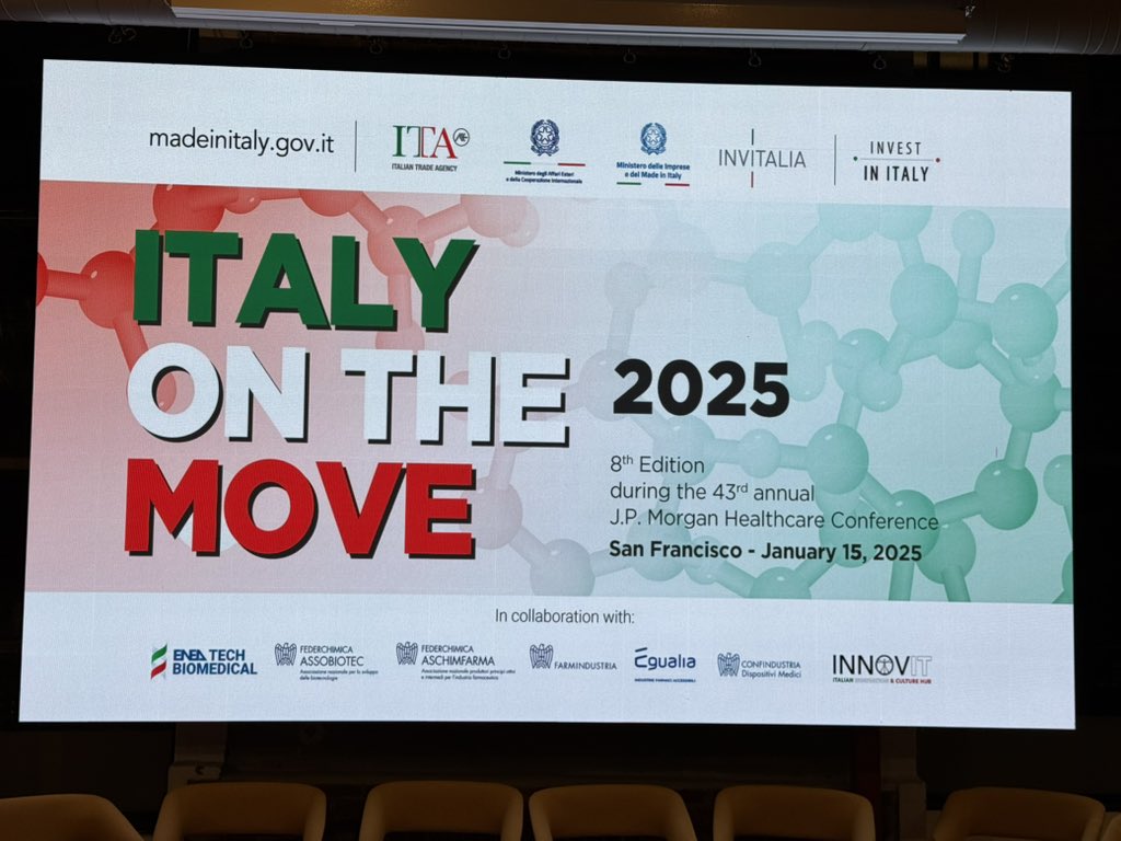 Italy is a global leader in #LifeSciences: Italian institutions, industry and finance pooled their efforts persuasively in #SanFrancisco to show that Italy deserves to be in the shortlist for #US #investment and #research 🇮🇹🇺🇸 
#diplomaziadellacrescita