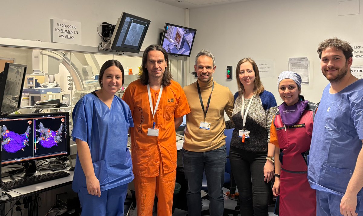 Arritmias H. Ramón y Cajal, Madrid. tweet media