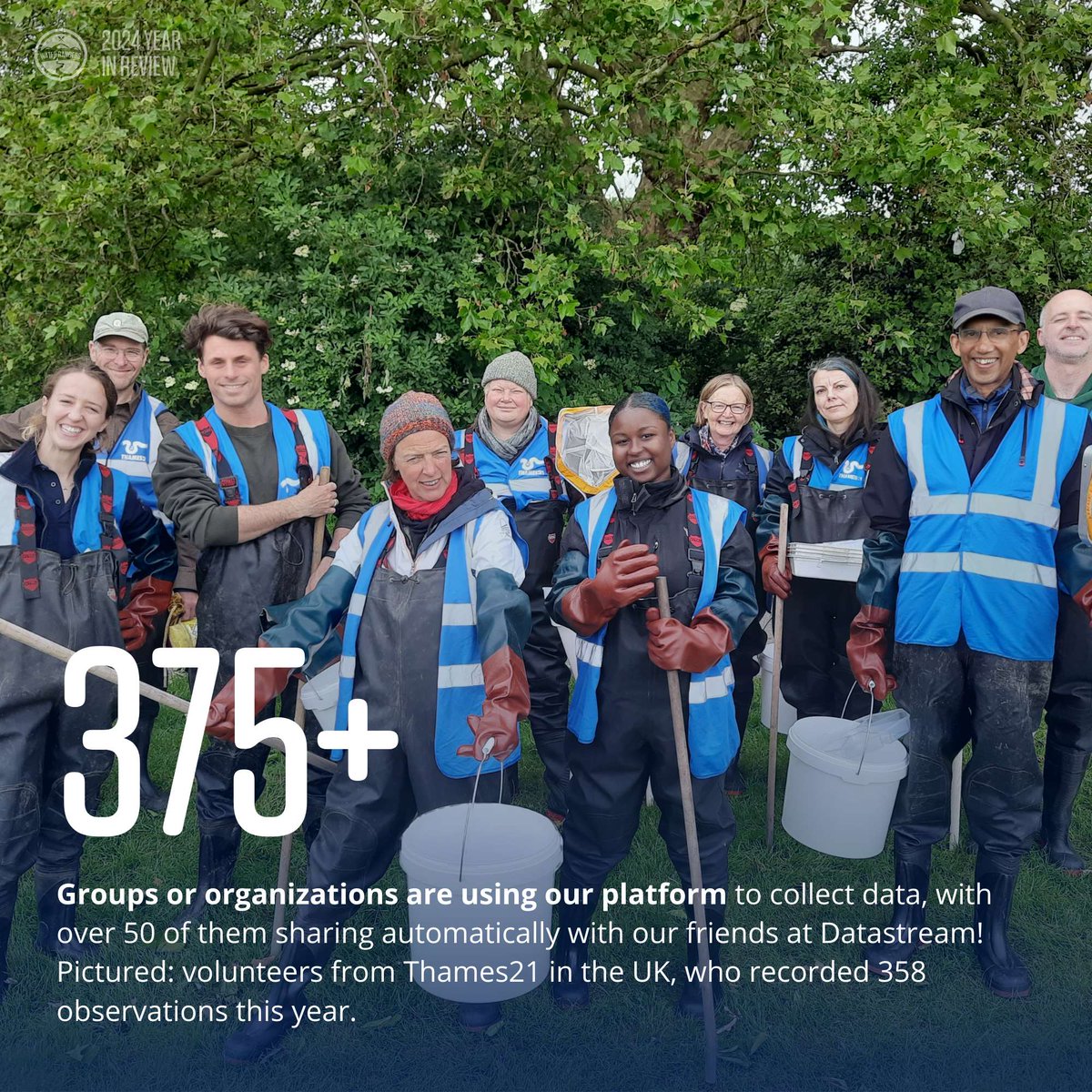 water_rangers's tweet photo. We are always improving our tools and building capacity for community-based water monitoring! In 2024, we continued with innovative collaborations like CaSTCo where we learn with the smartest and most passionate river champions! Full annual report at https://t.co/r5mHiK0TSY https://t.co/jxhuRajyV8
