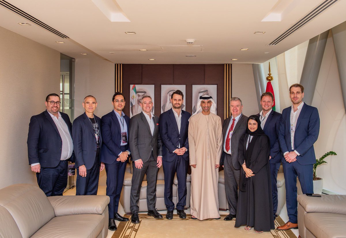 ThaniAlZeyoudi's tweet photo. The #NextGenFDI program enables innovative solutions for global challenges. Our latest partnership with private equity firm #ClimateFirst targets the global sustainability agenda, facilitating partnerships and #UAE market-entry for groundbreaking pioneers in their portfolio. https://t.co/2bZ8teEHcP