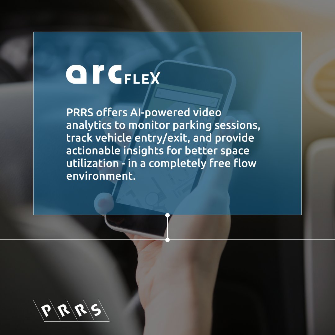💡 Smart parking systems powered by AI and IoT are transforming operations, ensuring smooth traffic flow. 
🚀 Introducing ARCFlex: AI-powered video analytics for better space utilization. 
Embrace data-driven solutions for a smarter future! Let PRRS help you optimize!