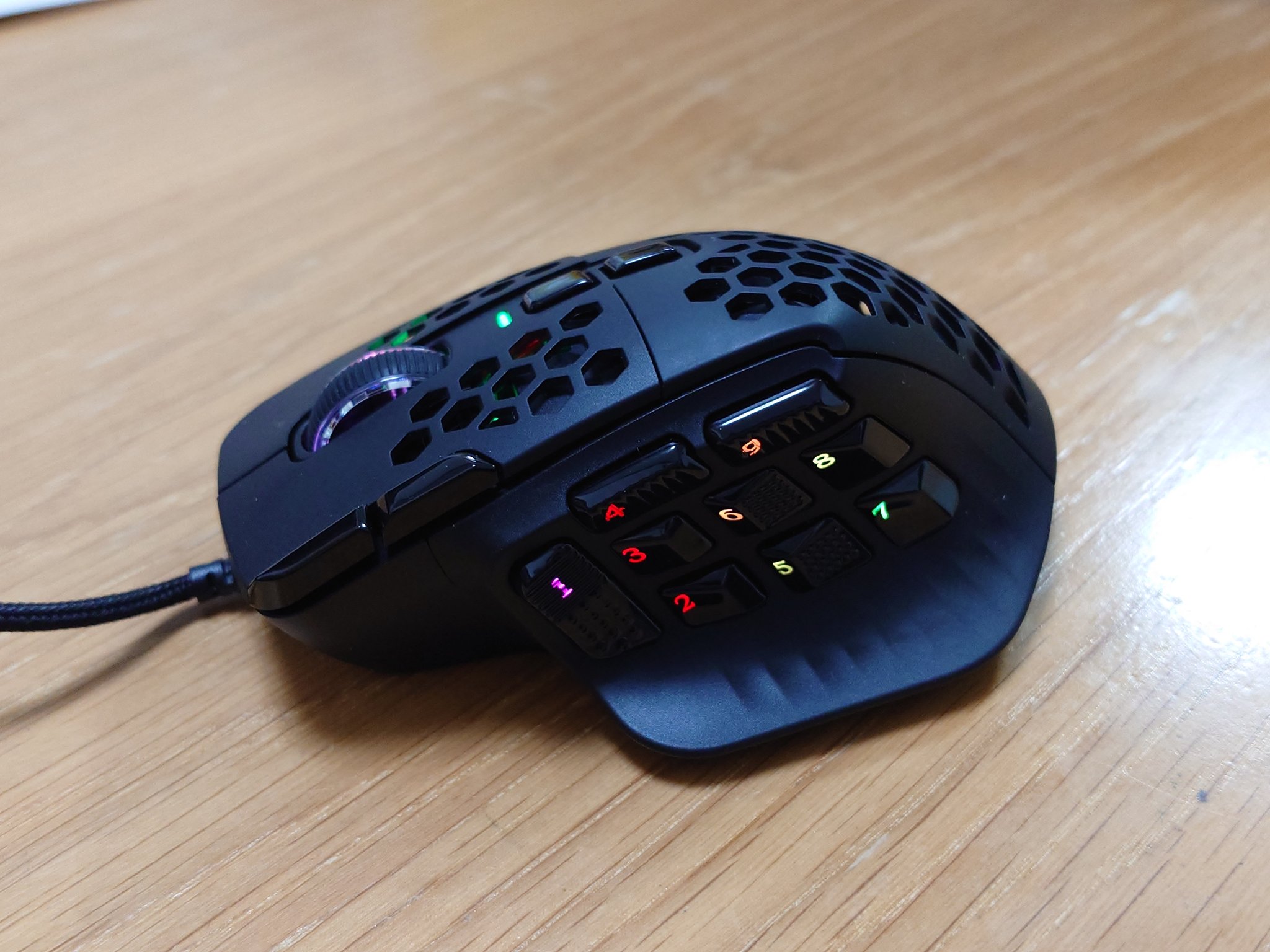 ちゃそ　マウス　L60　LL50　オマケヤワゲ入り！ F_line 無線静音5ボタンBlueLEDマウス Sサイズ ブルー