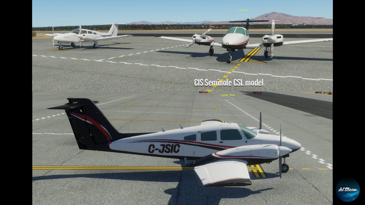 Jetstream_FS's tweet photo. We are working on the CSL model for @vatsim @ivaoaero of our #CIS_Seminole

Current screenshot of the actual model in Vatsim using Xpilot.

Stay tuned! https://t.co/tVK31b44j1