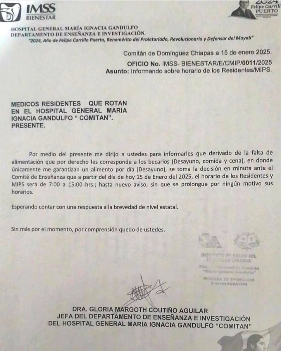 ebustilloc's tweet photo. ¿Podemos pedir gente capaz en el IMSS Bienestar?
Por cierto, aplausos a la jefa de enseñanza https://t.co/KlY1xc4svJ