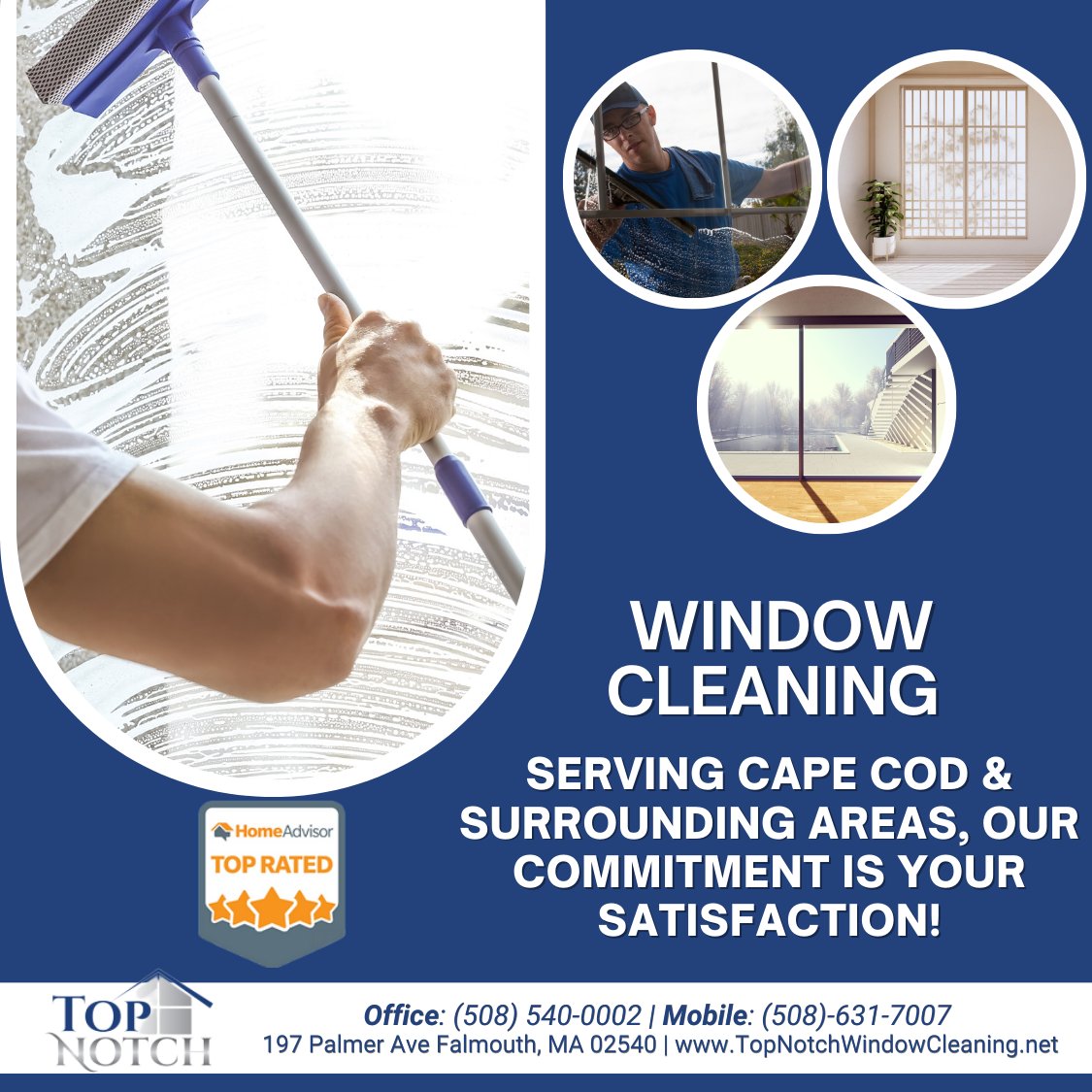 TNWindowClean's tweet photo. Looking for sparkling, streak-free windows? Top Notch Window Cleaning provides professional window cleaning services across Cape Cod, from Provincetown to Falmouth.

#WindowCleaningCapeCod #SparklingWindows #ProfessionalCleaning

https://t.co/U7zwnzuNKi https://t.co/m7EY6mTcE9