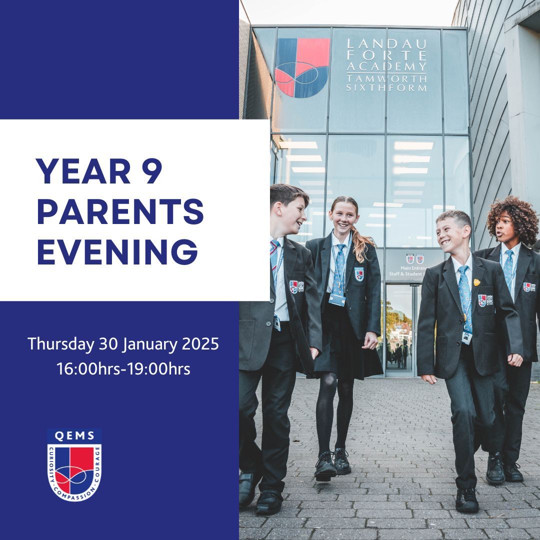 Year 9 Virtual Parents/Carers Evening is on Thursday 30 January from 16:00hrs – 19:00hrs. The event will take place on school cloud via the school cloud platform.
buff.ly/30LtwmD