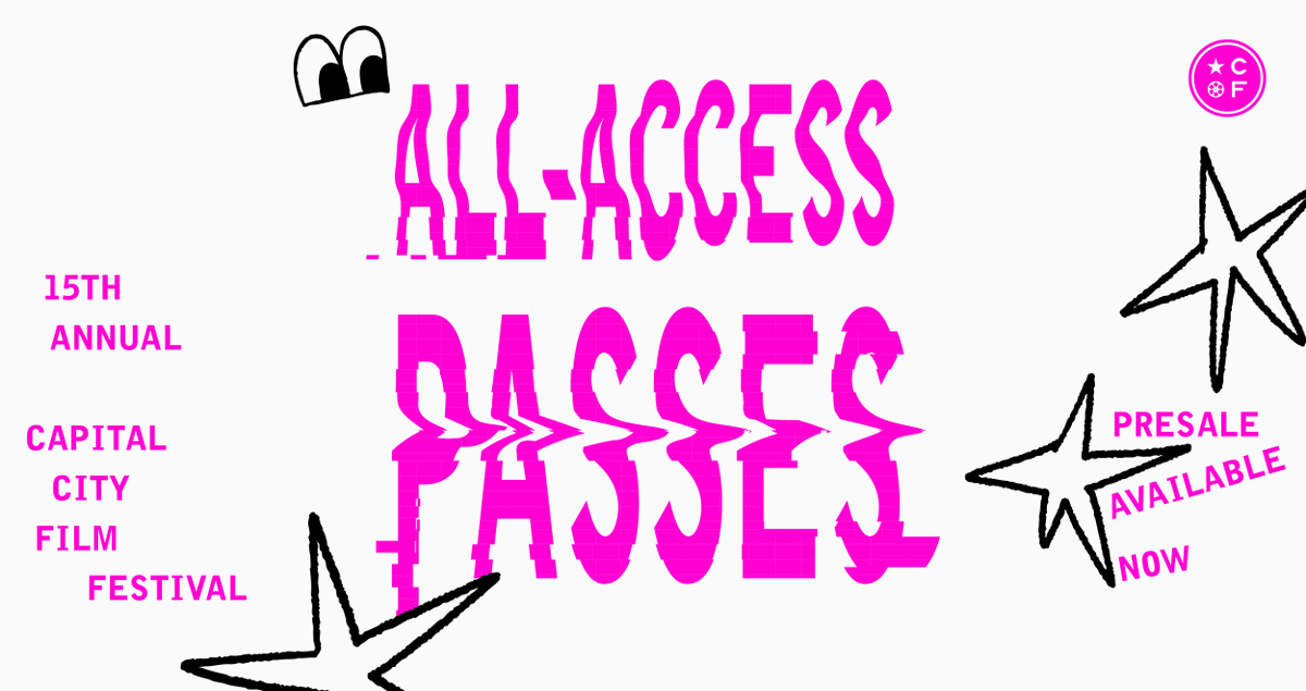 Thank you for your support the past 15 years! 🩷Accept this token of our gratitude — a presale all-access pass! This $30 presale all-access pass includes admission to ALL film screenings, concerts, parties and special events. Get yours NOW at ccff.co/attend