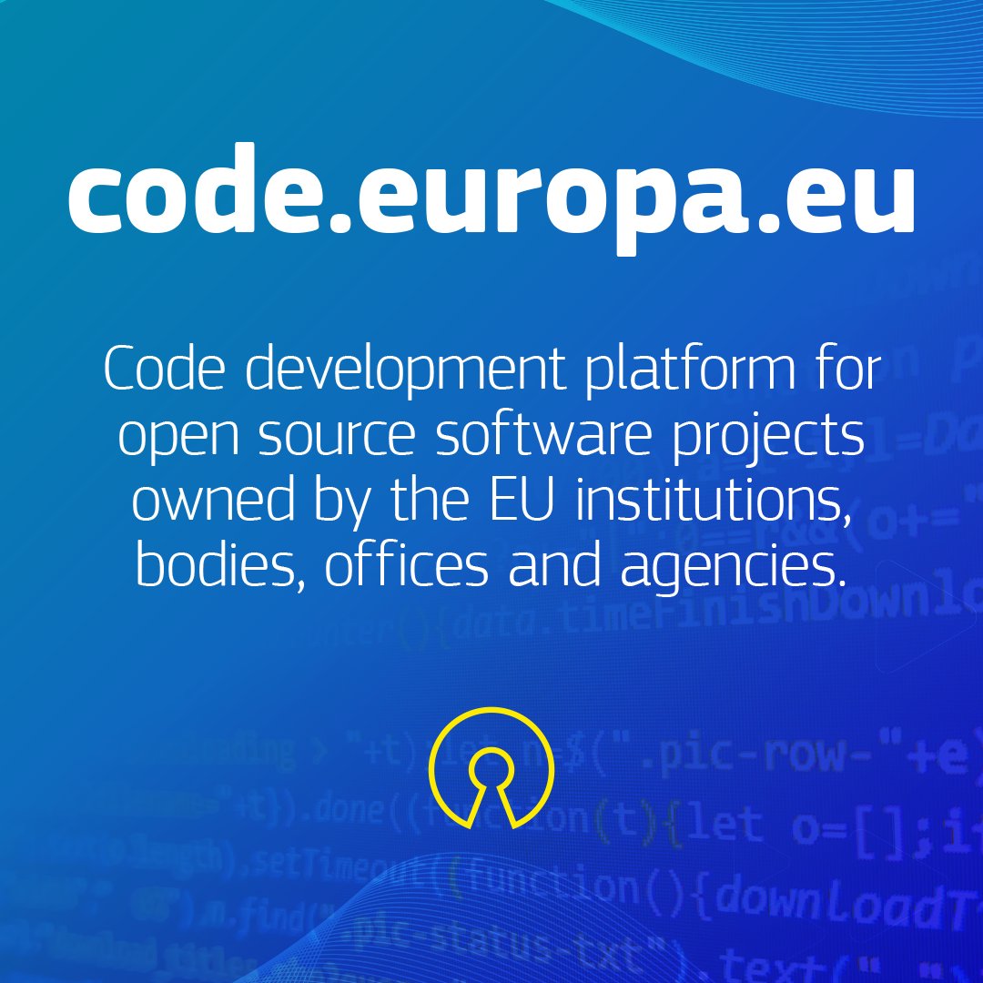 code.europa.eu now holds more than 200 #OpenSource projects with a total of 755 code repositories covering:

🩺 healthcare
💻 Big Data
🤖 AI
💶 procurement
🥦crop diversity
... and much more!

All open to software developers to use freely👉 europa.eu/!pX8987