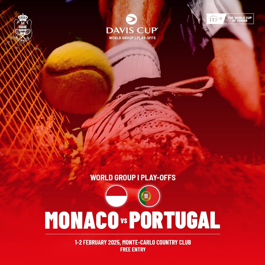 Le Monte‐Carlo Country Club est ravi d’accueillir ces matches sur ses courts !🎾💪😍👊
Repost <a href="/FMTMONACO/">FMT MONACO</a> 
・・・
🔥 Rendez-vous dès 11h00 le samedi 1er février au Monte-Carlo Country Club pour notre prochaine rencontre de World Group I Play-Offs face au Portugal !