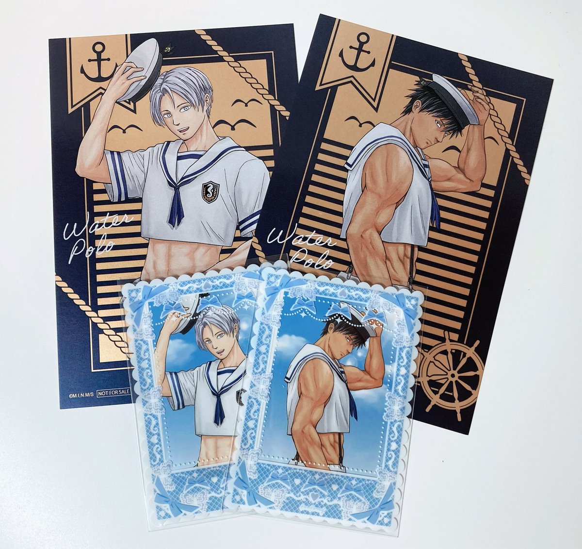 _o9l879's tweet photo. @guuchy 
みずぽろのグッズ届きました💙
描き下ろしアクスタもポラショもめちゃくちゃいいです😭😭
かわいいマリンもかっこいいスーツも描き下ろしてくださりありがとうございます🙇🏻‍♀️💘 https://t.co/NZqym3byoM