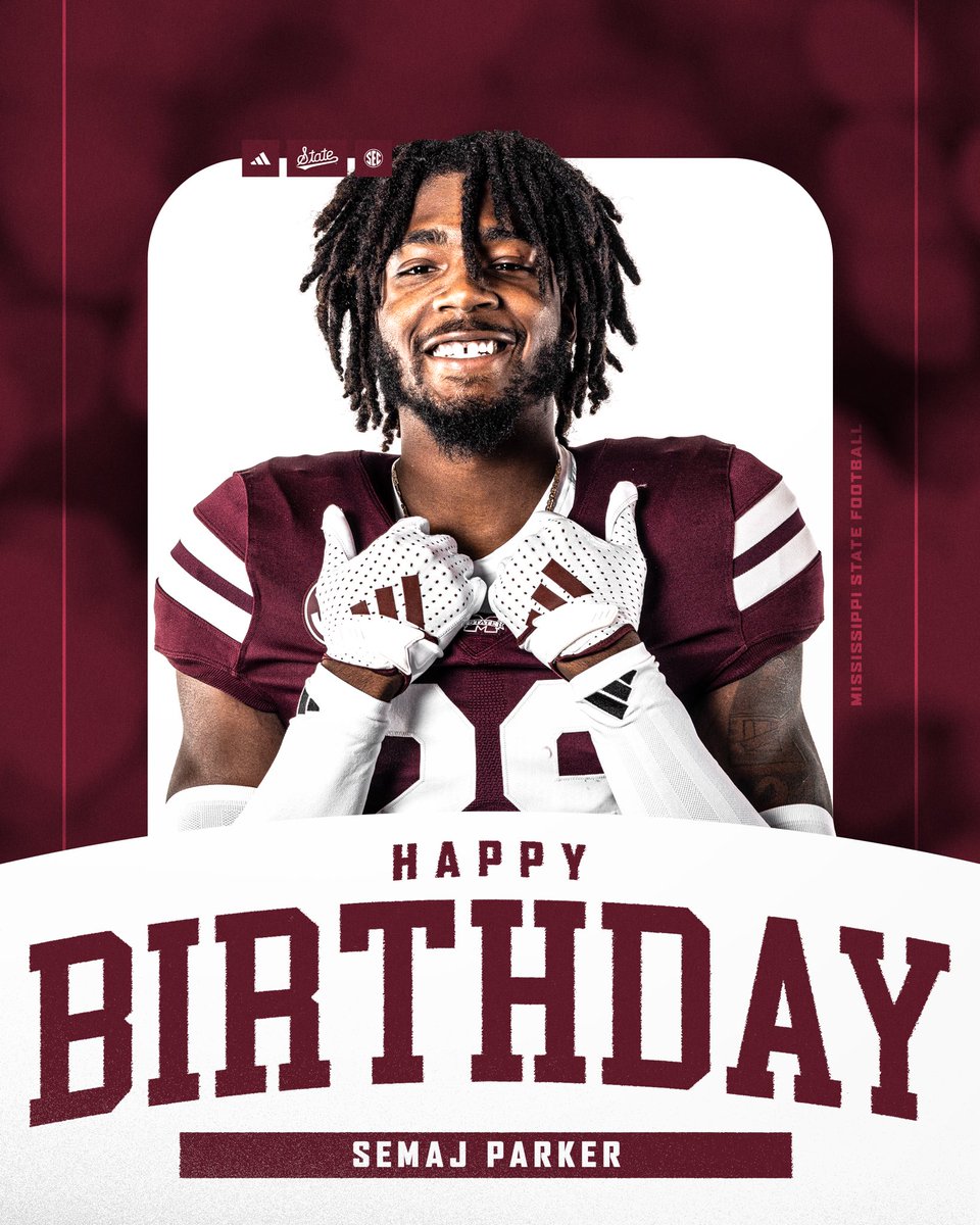 Bulldog Family, help us wish our guy <a href="/SemajParker10/">Semaj Parker</a> a very Happy Birthday!

#HailState