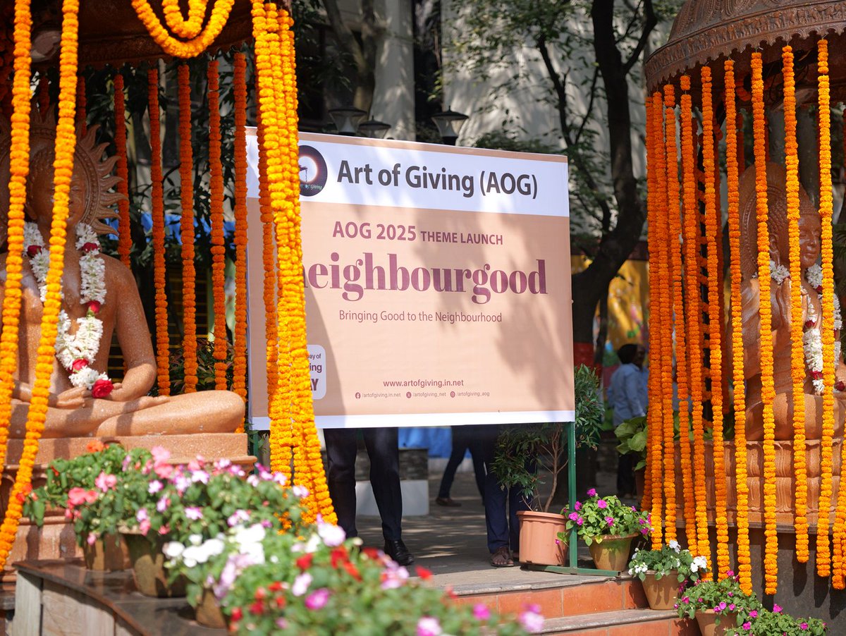 achyuta_samanta's tweet photo. Like every year, we are delighted to celebrate the anniversary of @artofgiving_net with a meaningful theme. This year, the theme for AOG 2025 is NeighbourGood: Bringing Good to the Neighbourhood, revealed by Prof. Neville G. Pinto, President of the 200yr old University @uofcincy. https://t.co/vxnRjVzVGg