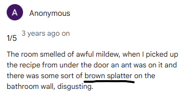 Let's check out the reviews of the hotel that eNASCAR made all of their drivers stay: