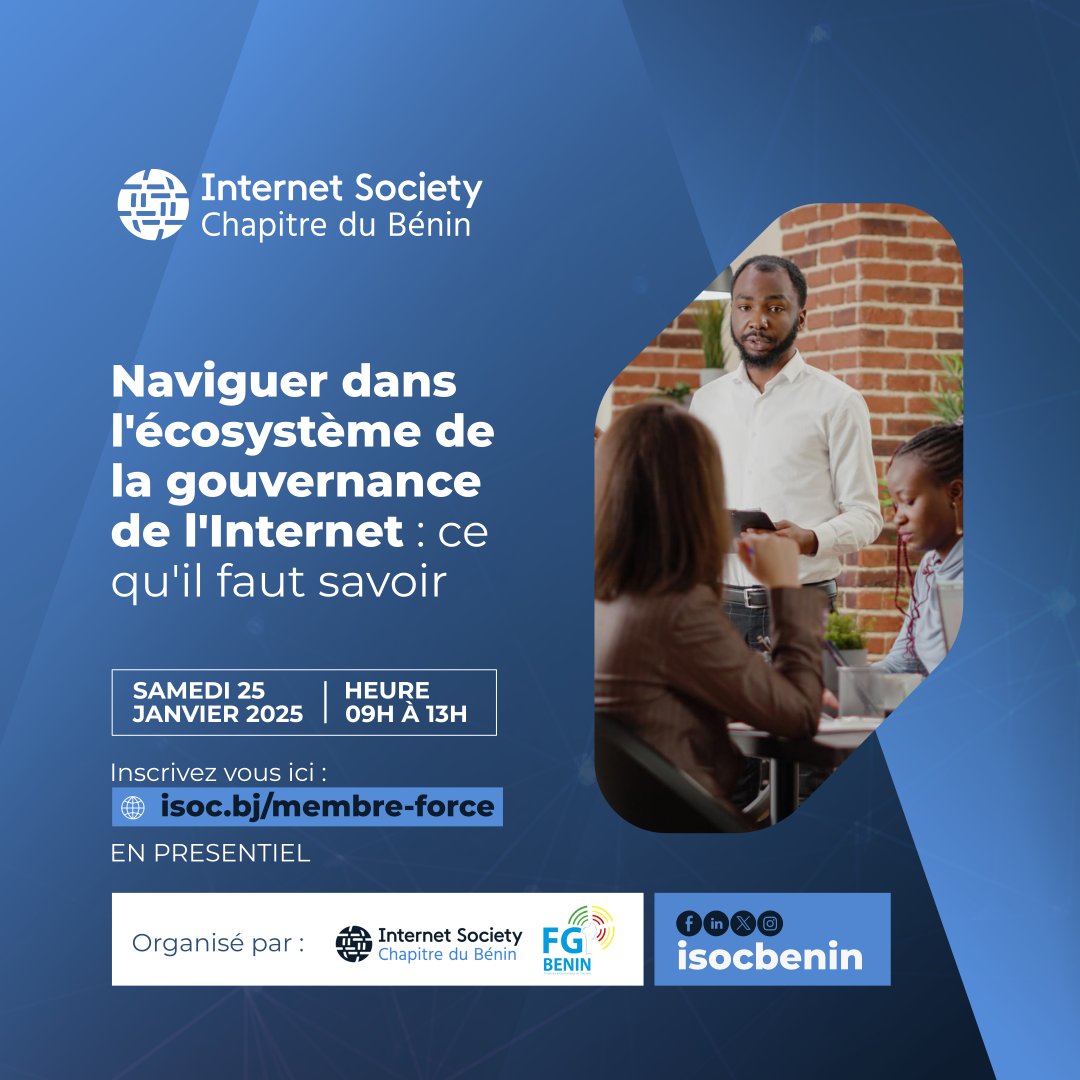 Internet Society Chapitre du Bénin tweet media