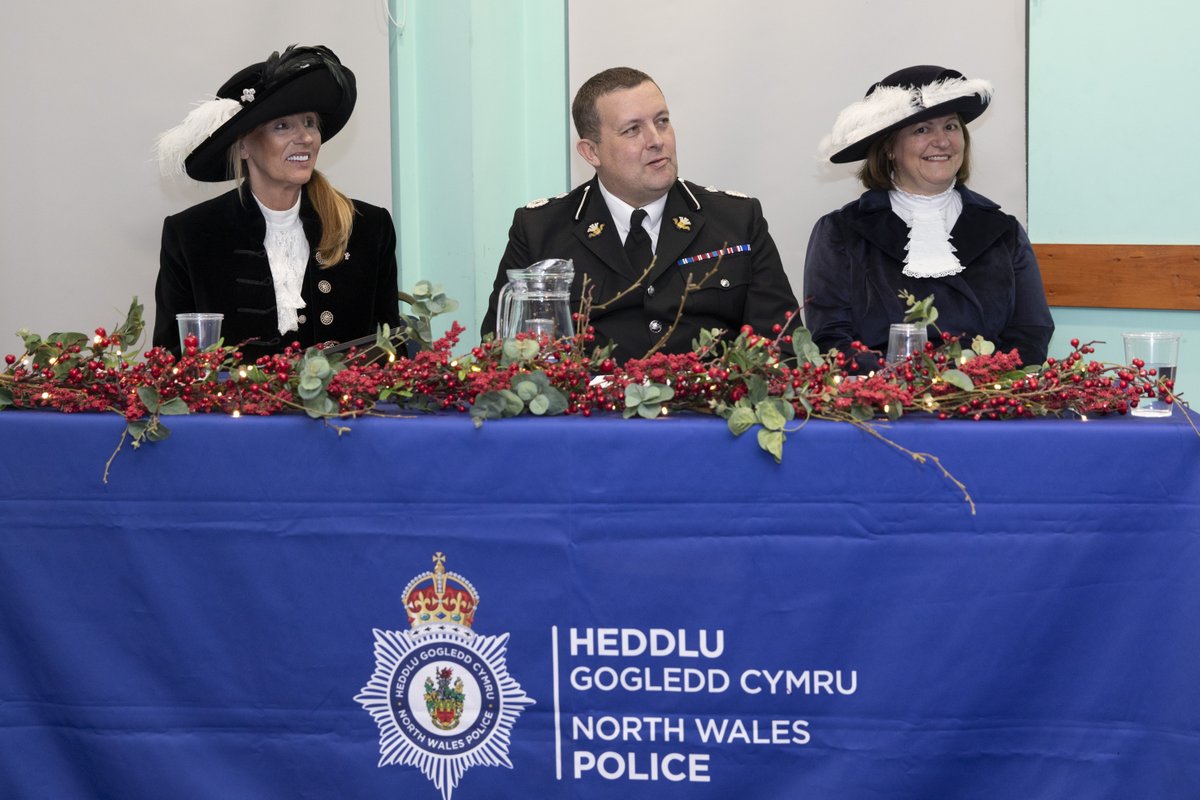 A few days before we all finished for Christmas, it was my great honour to join my fellow High Sheriff of Gwynedd, Sarah Foskett, at the passing out of our new cohort of Police Special constables. 
Thank you to the wonderful team behind this event &amp; to every single officer.