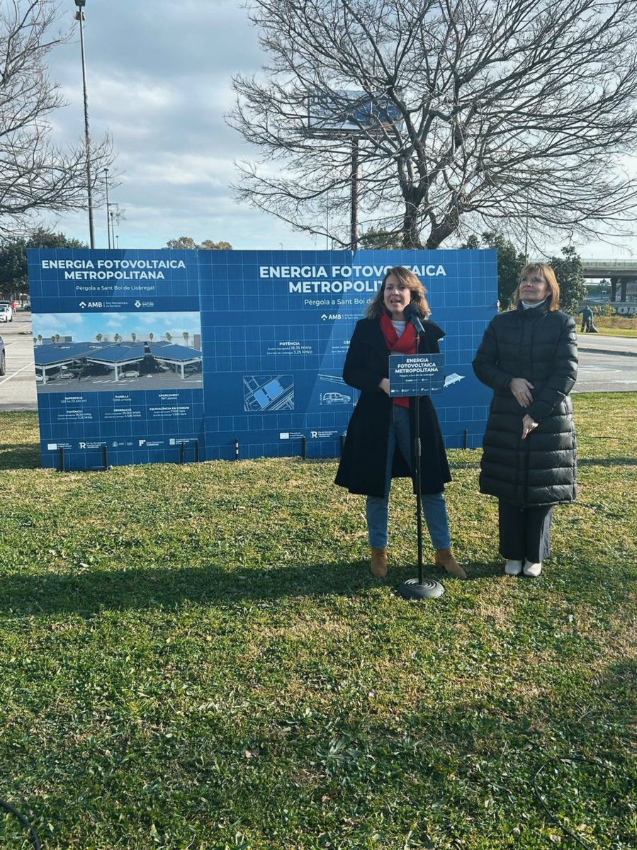 ‼️ Arriba la infraestructura d'energia solar més gran de tota l'Àrea Metropolitana de Barcelona i estarà a Sant Boi de Llobregat.

Energia per 1.200 llars, reduint 1.115 tones de CO₂/any!

Cap a un futur més sostenible💚

<a href="/sostAMB/">AMB Sostenibilitat</a> <a href="/guillelopez_/">Guille López</a> <a href="/LluisaMoretSabi/">Lluïsa Moret Sabidó</a>