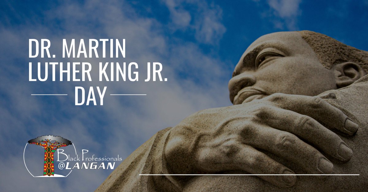 In his autobiography, Dr. Martin Luther King Jr. states “Courage is an inner resolution to go forward despite obstacles.” With our Black Professionals@Langan ERG, we’re honoring #MLKDay and Dr. King's legacy by spreading hope &amp; providing encouragement for those facing challenges.