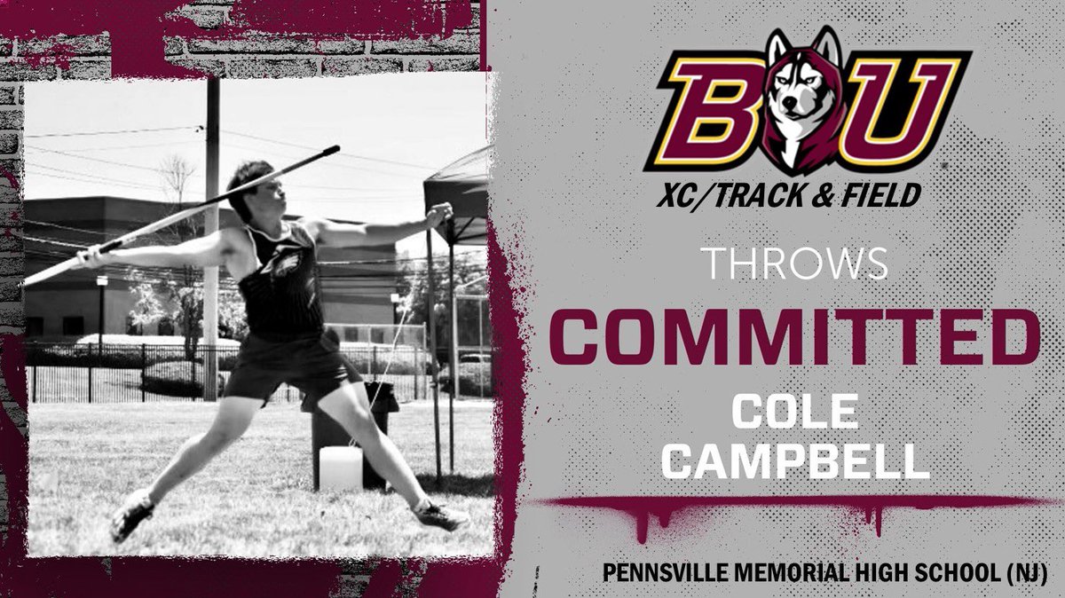 We are thrilled to announce that Cole Campbell of Pennsville Memorial High School (NJ) has committed to join the Husky pack! Welcome to Bloomsburg, Cole! 🐾