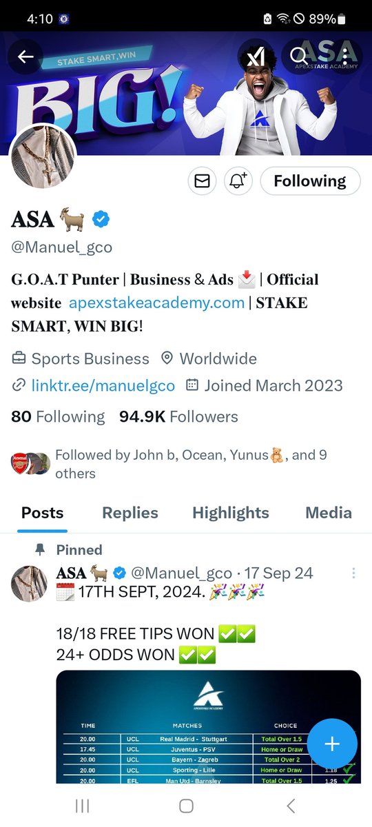 CAkwagiobe's tweet photo. @officialmoore7 @Manuel_gco Make this Blessing for touch me small naa

Sporty Id 07011480543
🙏🙏🙏 https://t.co/n6dzWAA2iM