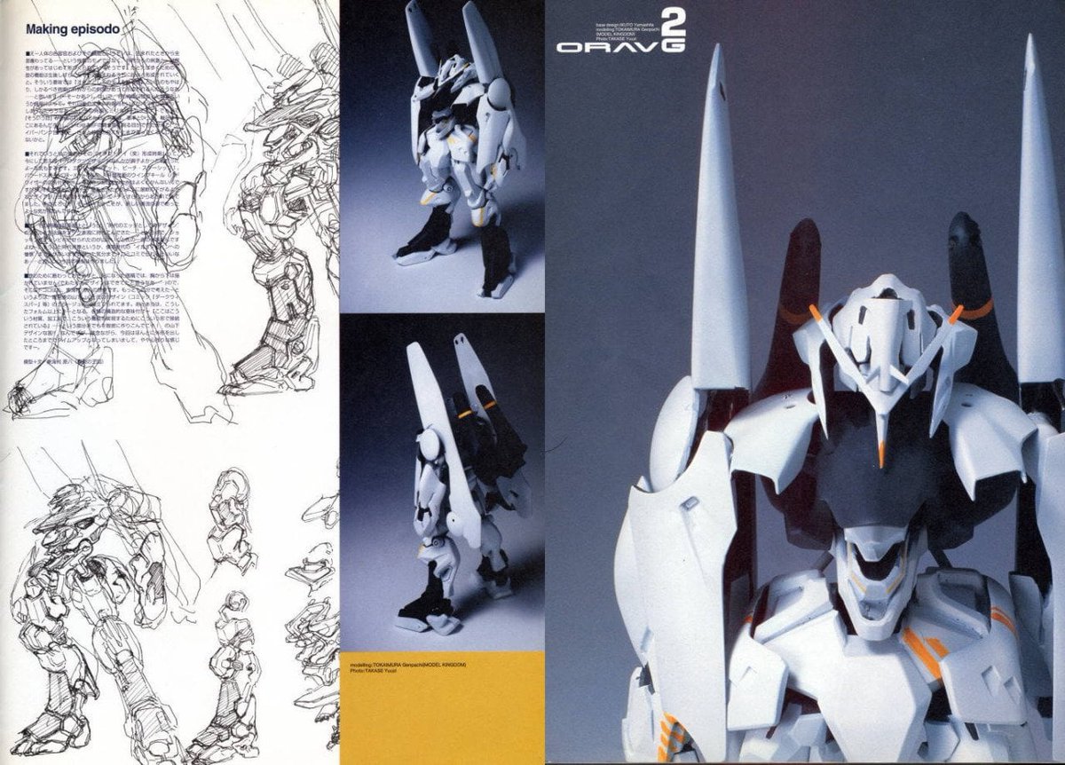 Sachieehkun's tweet photo. Fun factoid, we already know how the Sazabi and the Nu would look in this universe.
Concept arts by Yamashita as well :P https://t.co/H8loGQRbMr