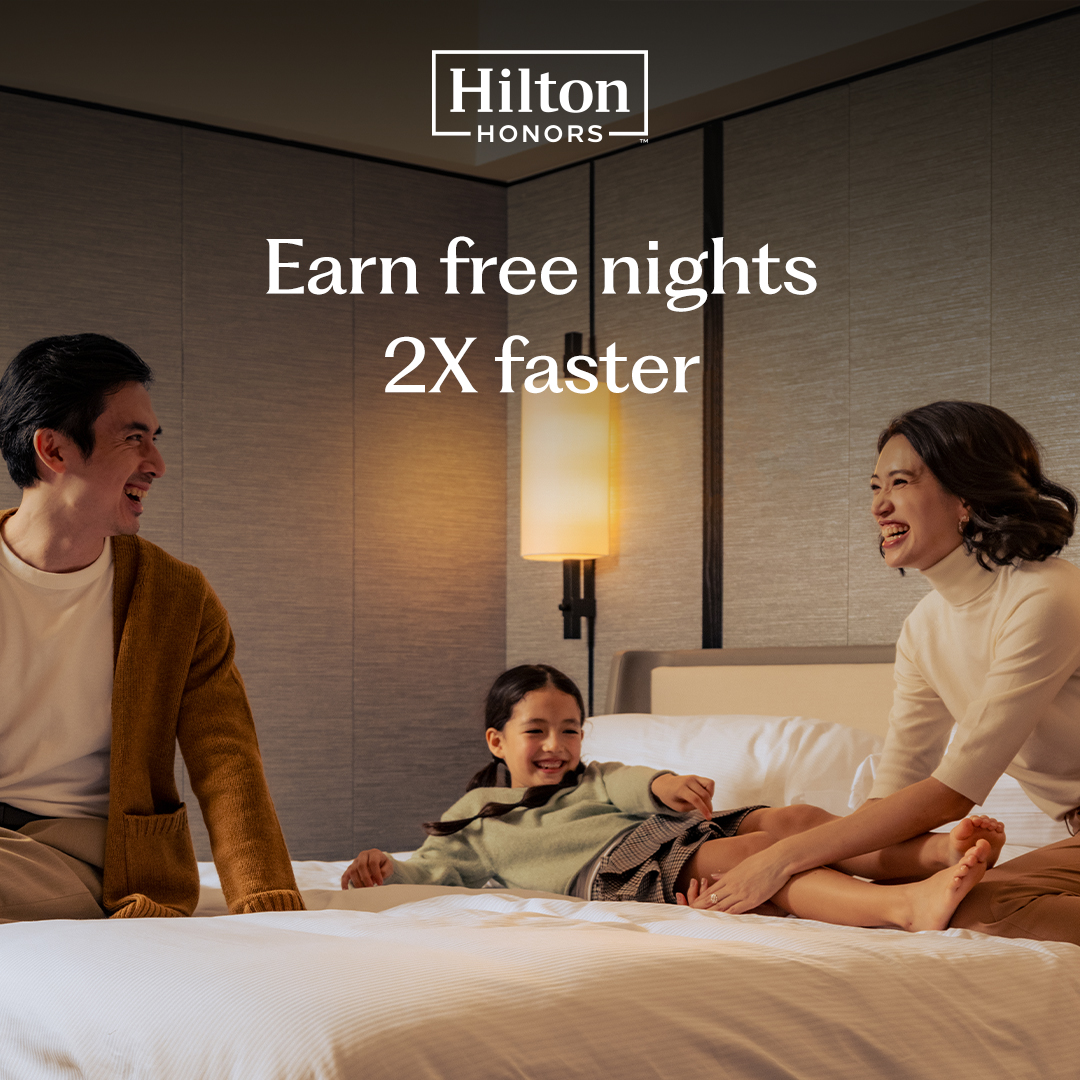 Don’t forget to sign up through Hilton to earn 2X Bonus Points for every stay through April 30, 2025 #DoubleYourStay #HiltonForTheStay