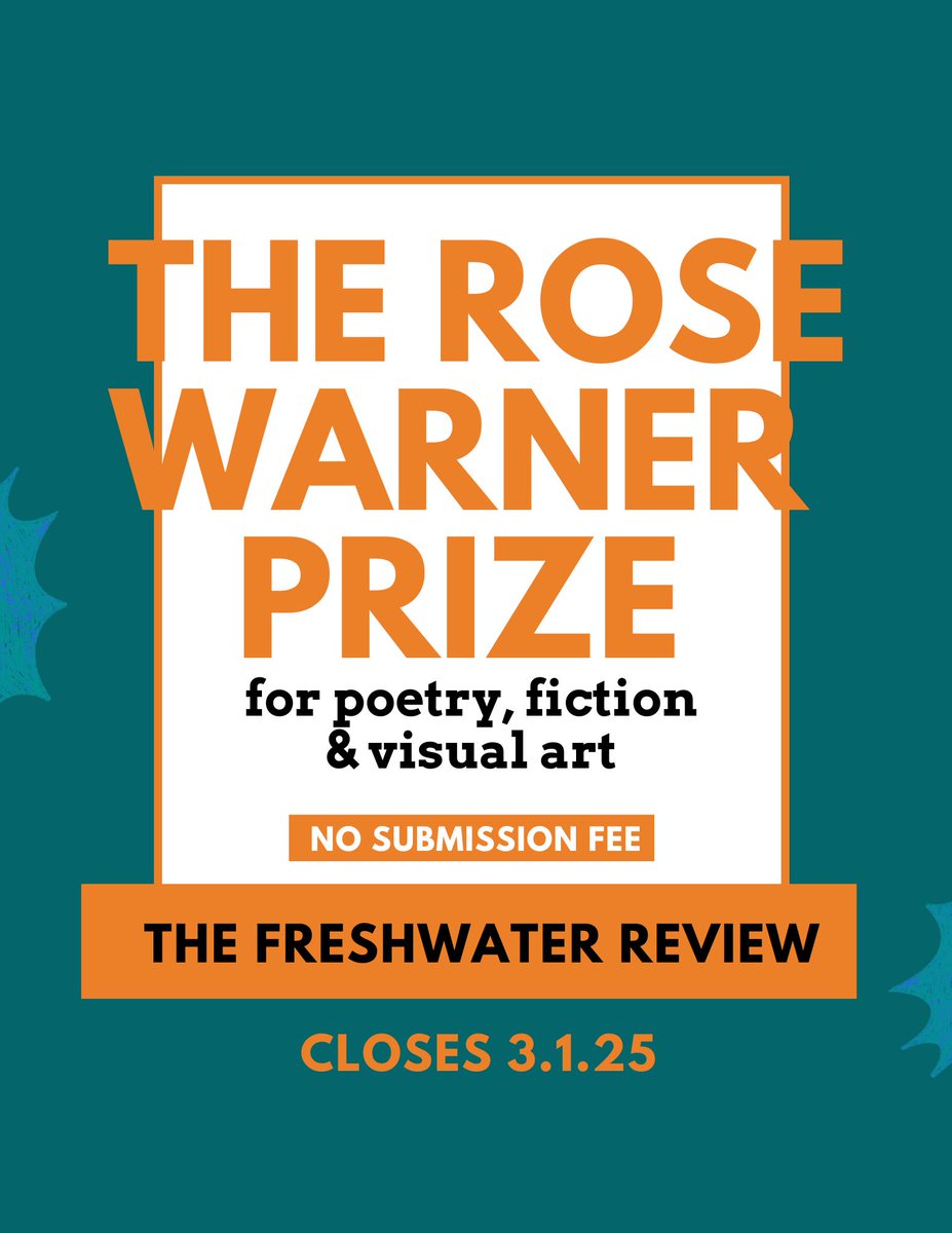 The Freshwater Review is open for submissions! 
Click the link in our bio for more information and to submit entries!