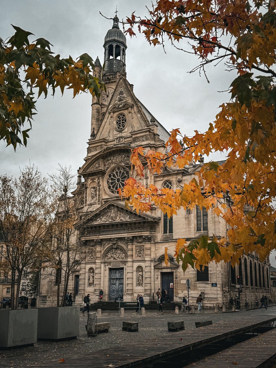 theoldbuilding's tweet image. Saint-Étienne-du-Mont is a stunning Gothic and Renaissance-style church in Paris, located near the Panthéon in the 5th arrondissement. Completed in 1626.