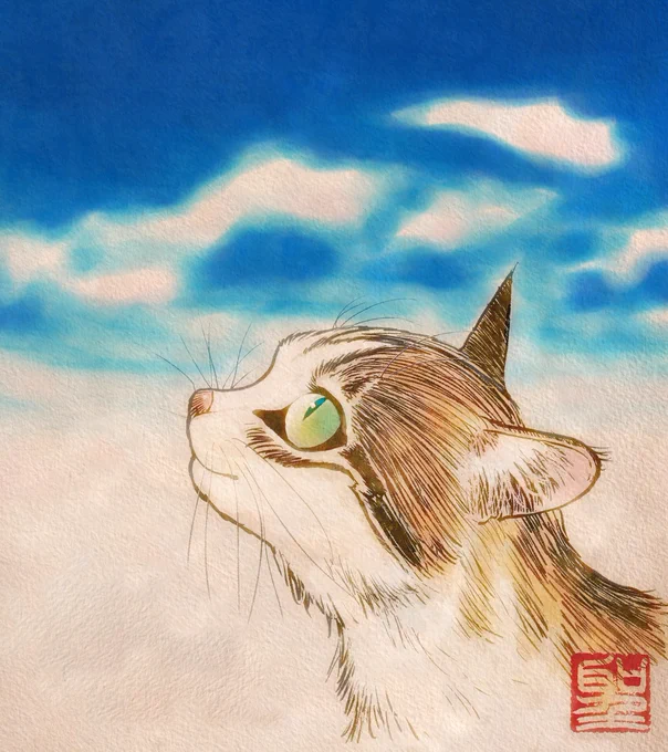 おはこんばんちは「いい匂いだにゃ」 