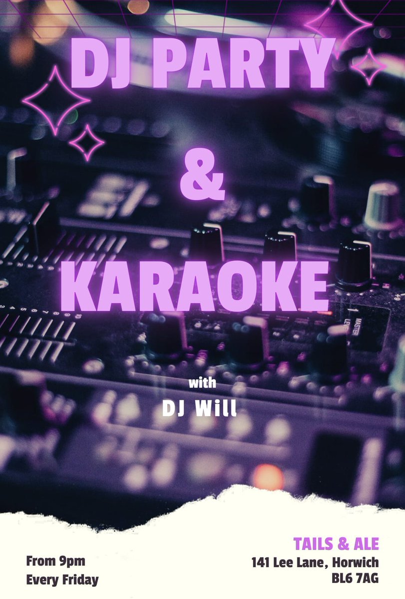 Every Friday from 9pm