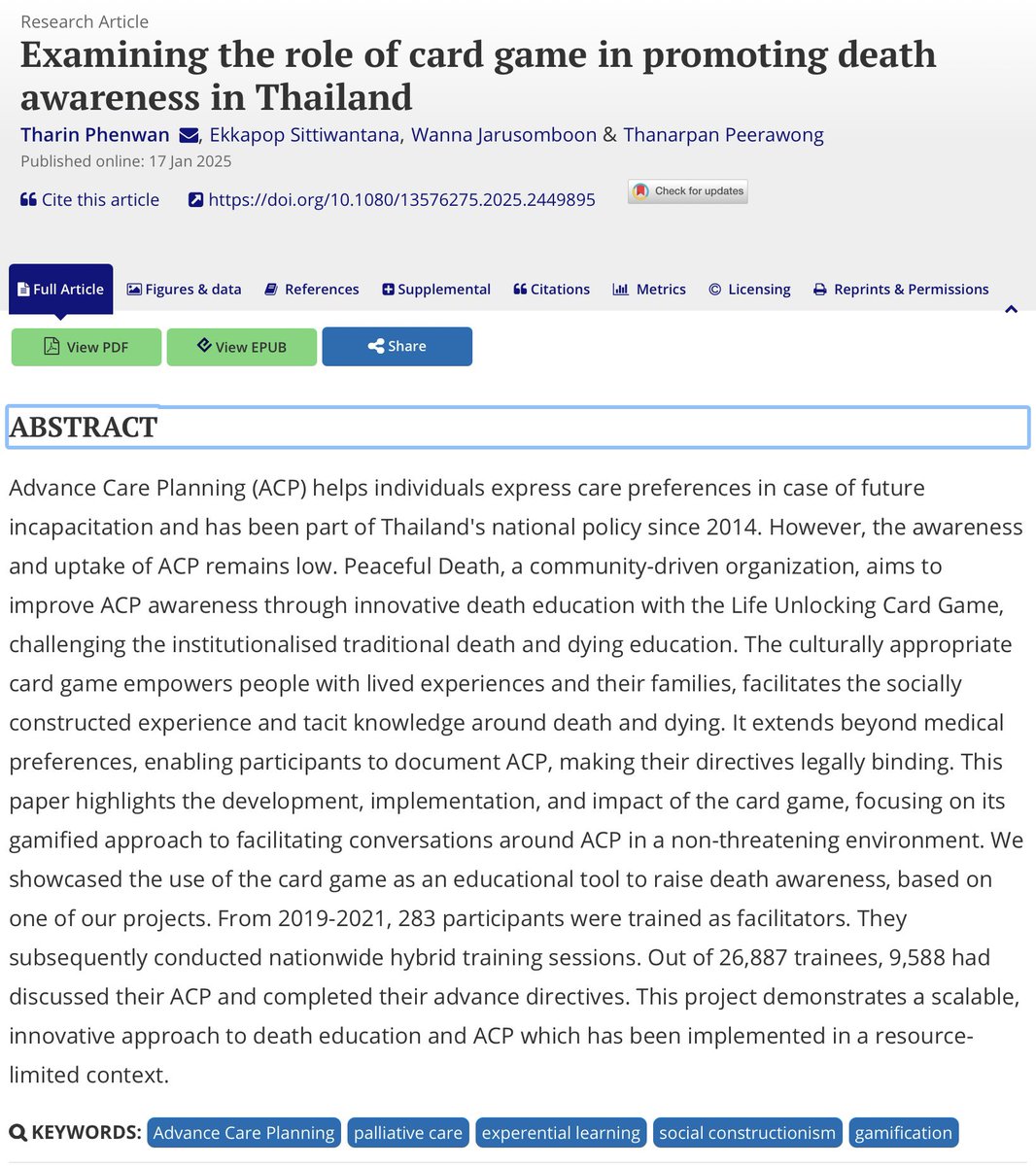 Tharin Phenwan, MD, PhD 🇹🇭 🇬🇧🏴 tweet media