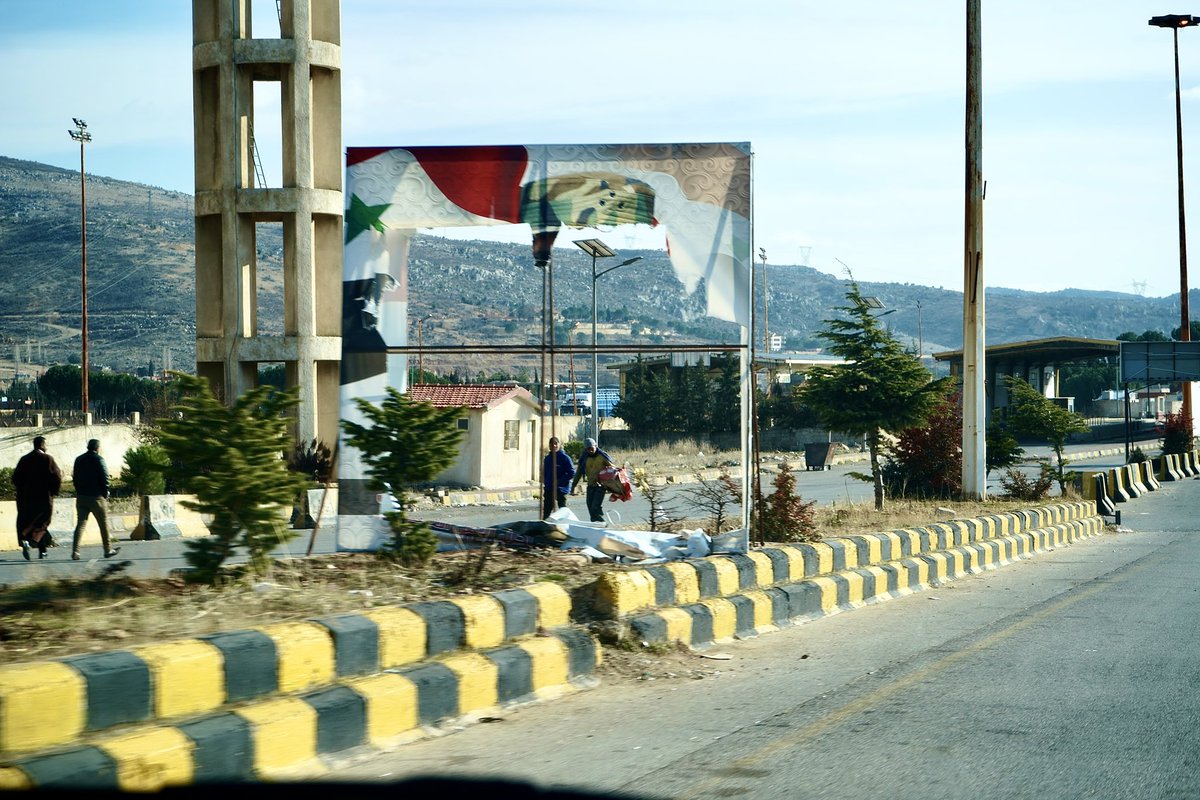 Just crossed the Lebanese border into Syria for the first time in almost fifteen years. Did not think I would live to see this day. No words. 

.مشاعر لا توصف