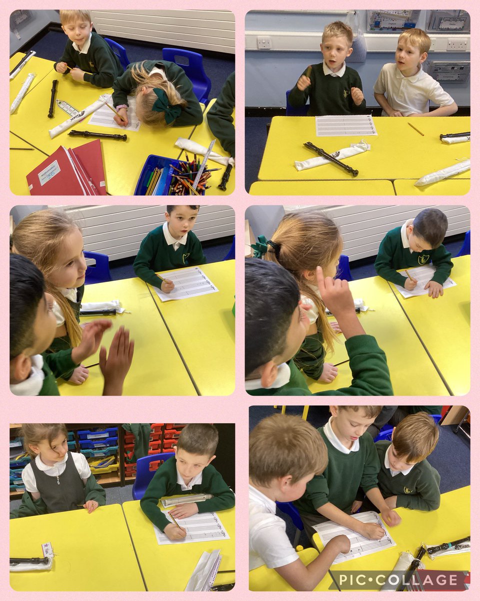 Year 2 impressed me so much today with their music writing