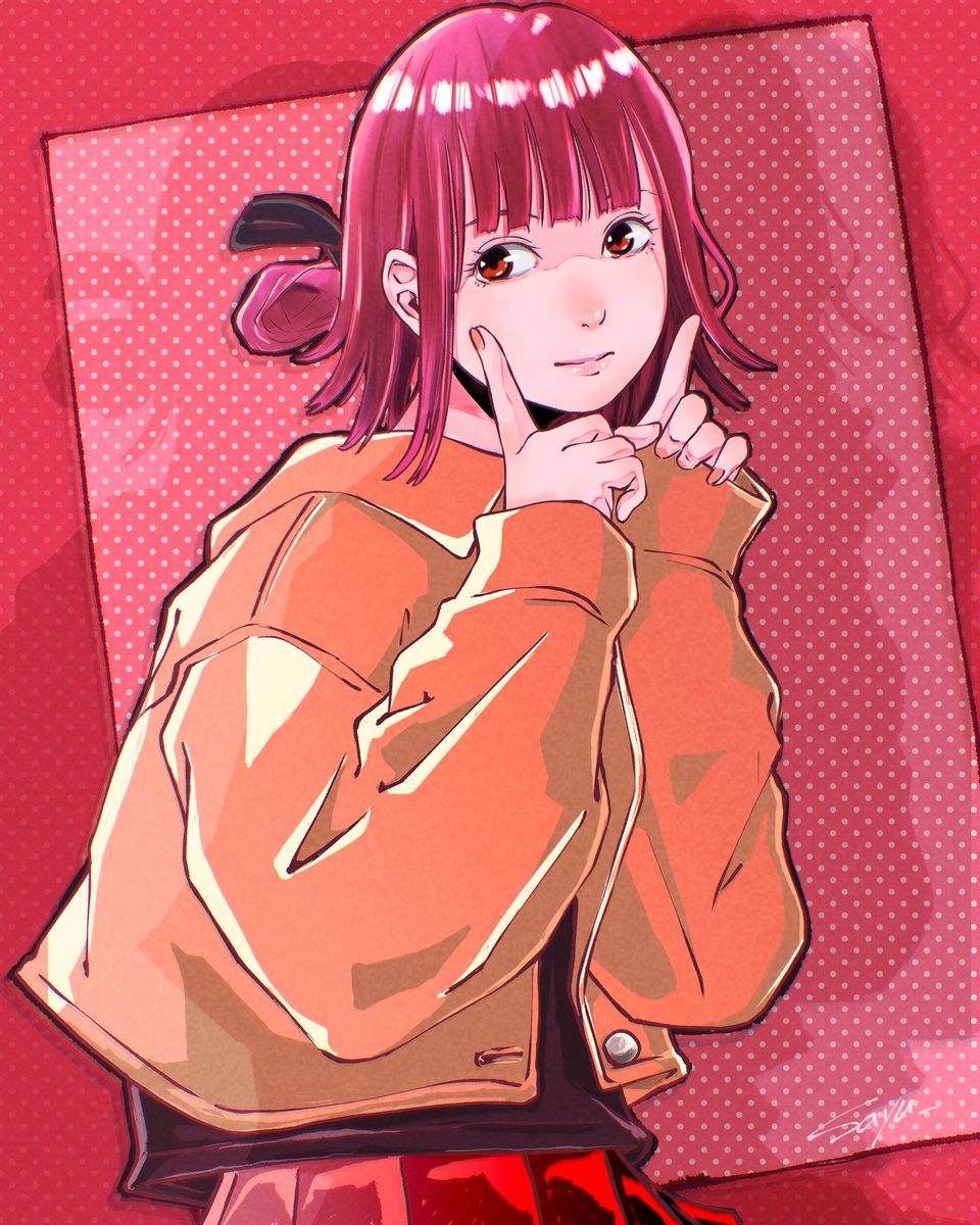 どう？
ーーーーーーーーーーーーーーーーーーー
ラフ描いた時は頭の中でのイメージは青系でした。
でも気付くとこんな色に。
きっと絵の中の子が「こうして！」ってリクエストしてきてるのです。