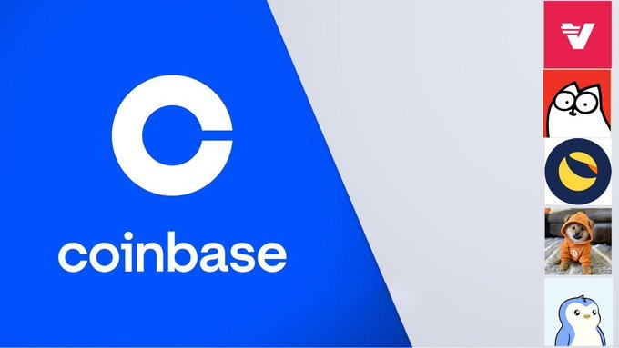 Like And RT if you want Coinbase @Coinbase to list:
1- $VRA 
2- $CAT 
 3-#TerraClassic 
4- $DOG  
5- $PENGU 
did i forget something else?