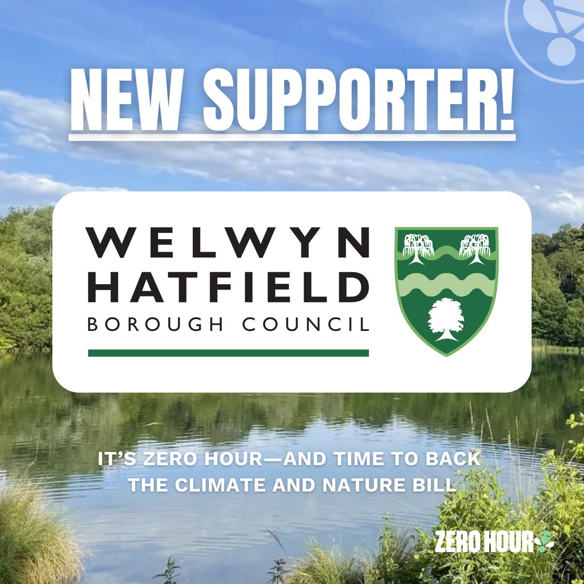 Zero Hour @zero-hour.bsky.social (@zerohour_uk) on Twitter photo β‘ Weβre thrilled to announce that <a href="/WelHatCouncil/">Welwyn Hatfield</a>
is backing the Climate and Nature Bill! Welwyn Hatfield Council now joins 382 councils across the UK that support the science-led legislation.
πΏ zerohour.uk/councils #CANBill
π one.welhat.gov.uk/news/article/2β¦ β‘ Weβre thrilled to announce that <a href="/WelHatCouncil/">Welwyn Hatfield</a>
is backing the Climate and Nature Bill! Welwyn Hatfield Council now joins 382 councils across the UK that support the science-led legislation.
πΏ zerohour.uk/councils #CANBill
π one.welhat.gov.uk/news/article/2β¦